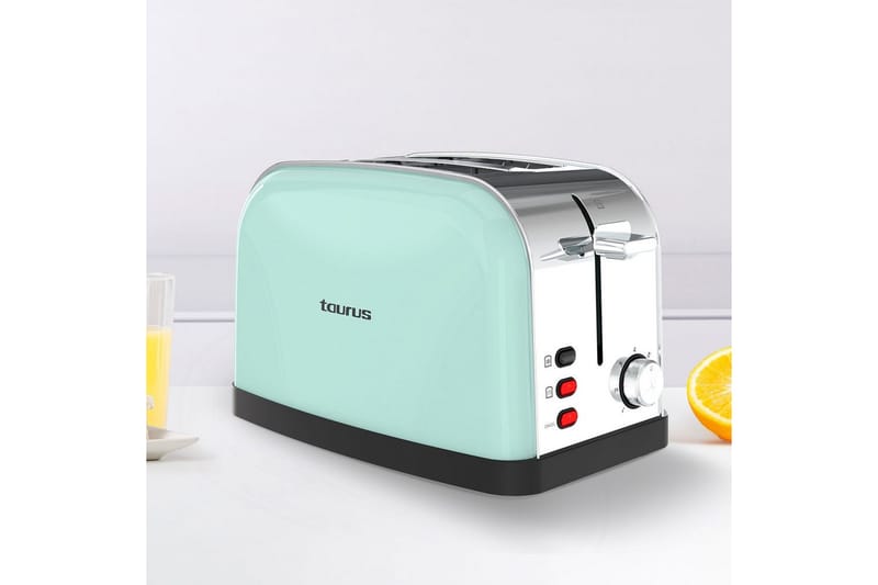 Brødrister Taurus Vintage 2 - Blå - Husholdning - Madlavning & Bagning - Køkkenudstyr