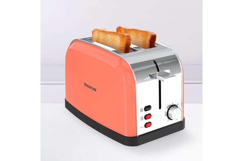 Brødrister Taurus Vintage 2 - Rød - Husholdning - Madlavning & Bagning - Køkkenudstyr