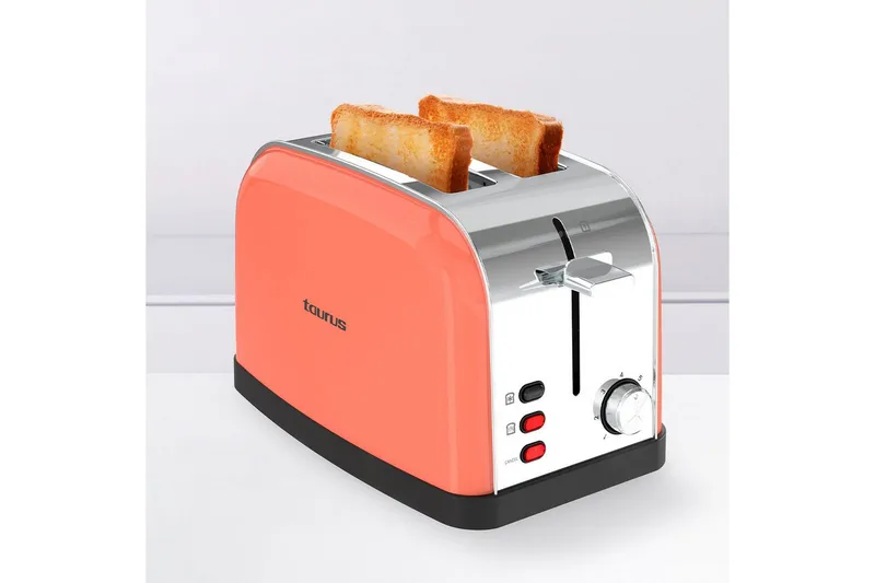 Brødrister Taurus Vintage 2 - Rød - Husholdning - Madlavning & Bagning - Køkkenudstyr