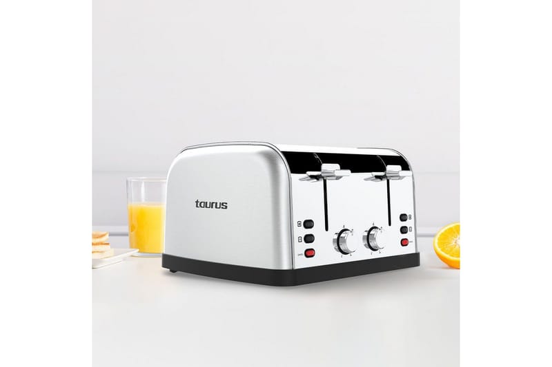 Brødrister Taurus Vintage Four - Sølv - Husholdning - Madlavning & Bagning - Køkkenudstyr