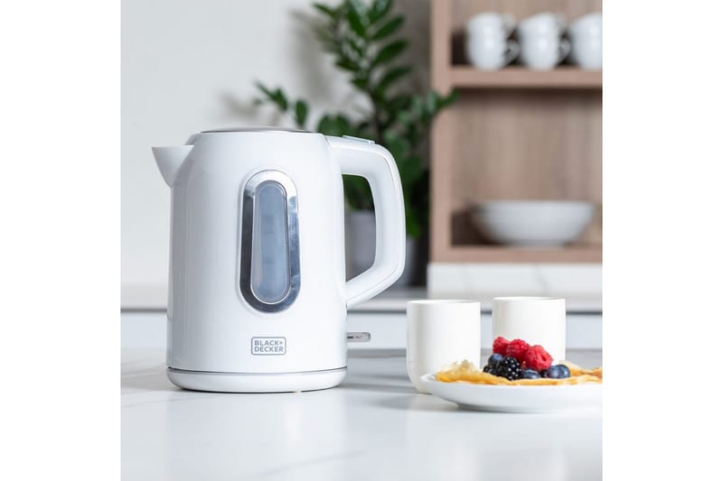 Elkedel Black+Decker 1,7L Hvid - Hvid - Husholdning - Madlavning & Bagning - Køkkenudstyr