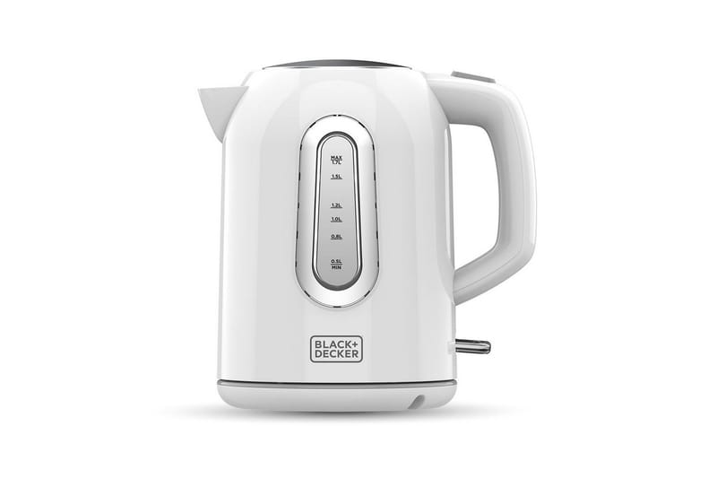 Elkedel Black+Decker 1,7L Hvid, Hvid