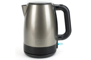Elkedel Black+Decker 2200W 1,7L Børstet Rustfrit Stål - Sølv - Husholdning - Madlavning & Bagning - Køkkenudstyr