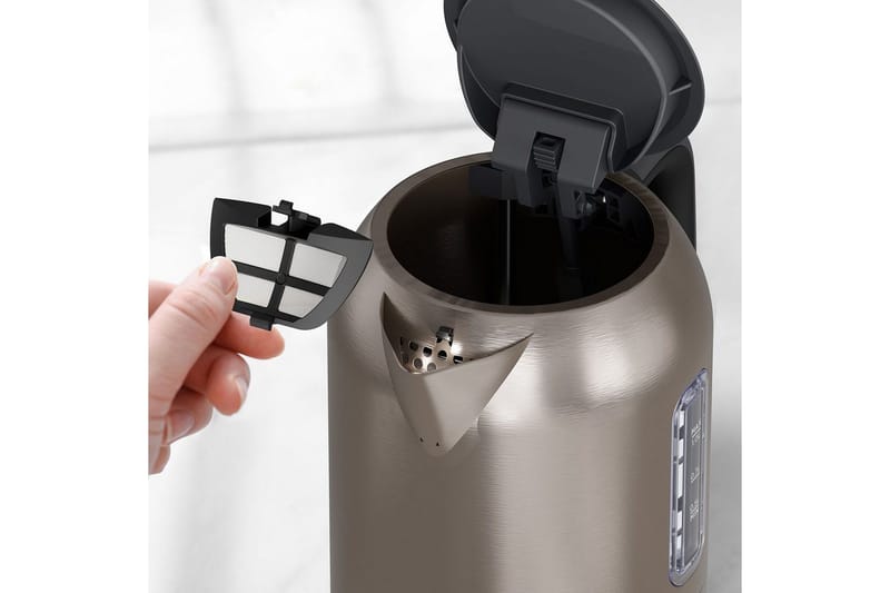 Elkedel Black+Decker 2200W 1L Børstet stål - Sølv - Husholdning - Madlavning & Bagning - Køkkenudstyr