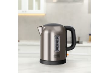 Elkedel Black+Decker 2200W 1L Børstet stål - Sølv - Husholdning - Madlavning & Bagning - Køkkenudstyr