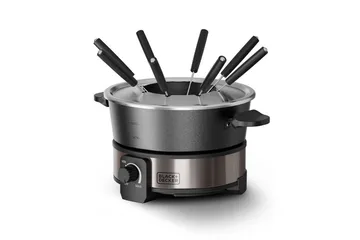 Fonduegryde Black+Decker 2L - Sølv - Husholdning - Madlavning & Bagning - Gryder og kasseroller