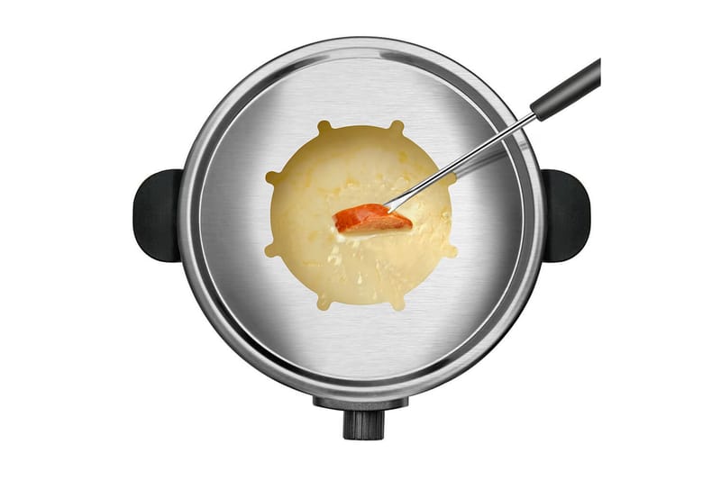 Fonduegryde Taurus 1000W - Sort||Sølv - Husholdning - Madlavning & Bagning - Gryder og kasseroller - Fonduegryder