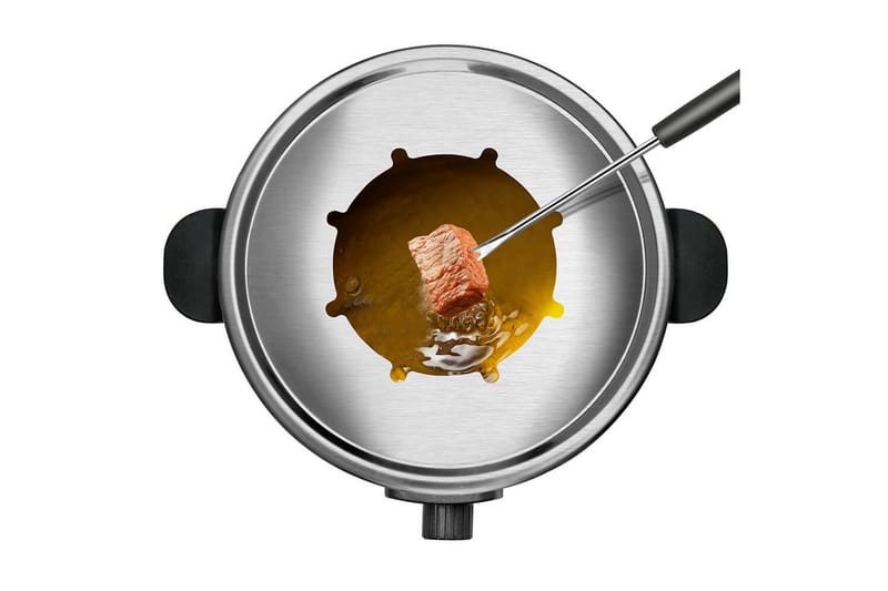 Fonduegryde Taurus 1000W - Sort||Sølv - Husholdning - Madlavning & Bagning - Gryder og kasseroller - Fonduegryder