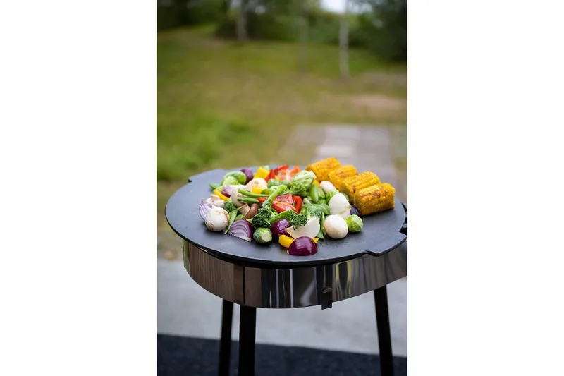 Stegepande Mustang Støbejern med Fødder 45cm - Sort - Husholdning - Madlavning & Bagning - Gryder og kasseroller - Stegepande