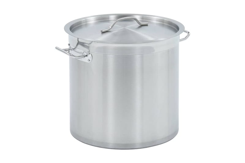 Suppegryde 25 L 32 X 32 Cm Rustfrit Stål - Sølv - Kaseroller - Gryder og kasseroller