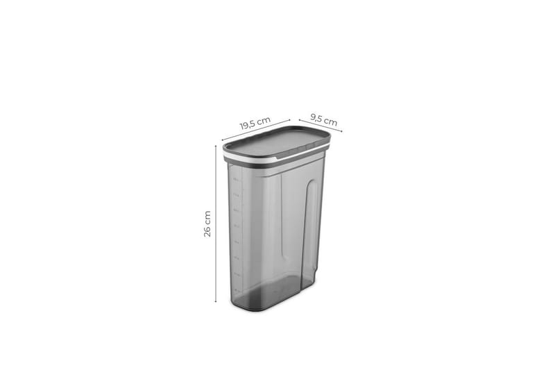 Kiyoaki Förvaringsburk Anthracite - Husholdning - Madlavning & Bagning - Køkkenudstyr - Dåser & syltetøjsglas