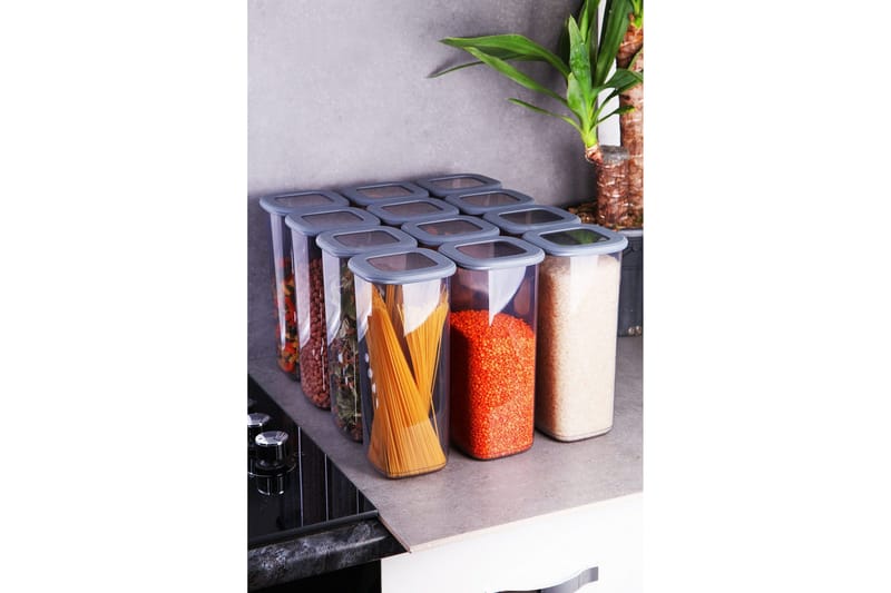 Kazuyasu Opbevaringskrukke, Grå