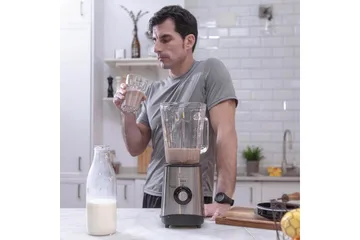 Blender Black+Decker 800W 1,5L Børstet Stål - Grå - Husholdning - Madlavning & Bagning - Køkkenudstyr