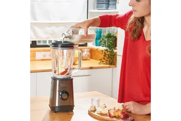 Blender Black+Decker 800W 1,5L Børstet Stål - Grå - Husholdning - Madlavning & Bagning - Køkkenudstyr
