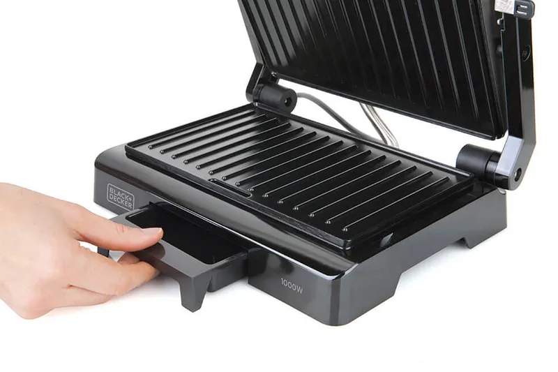 Bordgrill Black+Decker Mini 1000W - Sort - Husholdning - Madlavning & Bagning - Køkkenudstyr