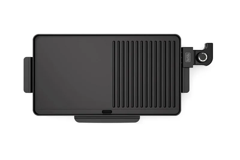 Bordgrill Black+Decker Platt 2200W Sort - Sort - Husholdning - Madlavning & Bagning - Køkkenudstyr