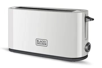 Brødrister Black+Decker 1000W hvid - Hvid - Husholdning - Madlavning & Bagning - Køkkenudstyr