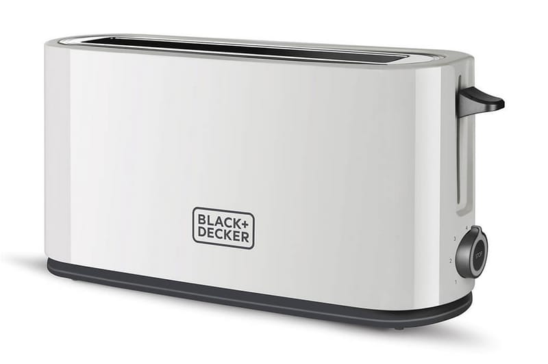 Brødrister Black+Decker 1000W hvid, Hvid