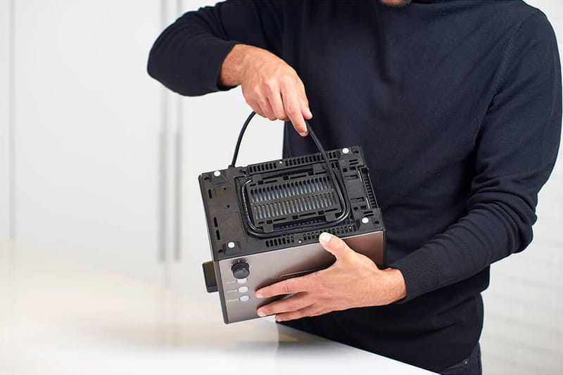 Brødrister Black+Decker 2 Slots Børstet Stål - Grå - Husholdning - Madlavning & Bagning - Køkkenudstyr