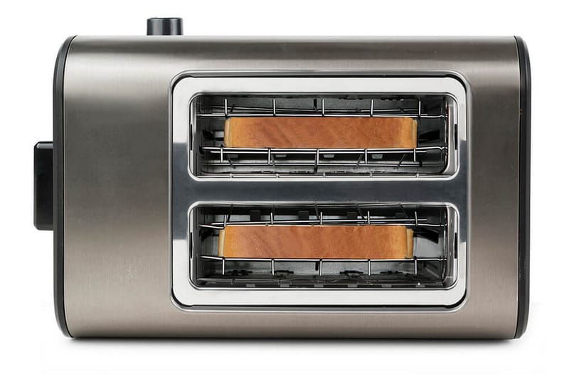 Brødrister Black+Decker 2 Slots Børstet Stål - Grå - Husholdning - Madlavning & Bagning - Køkkenudstyr