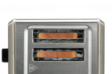 Brødrister Black+Decker 4 rum 1960W børstet stål - Grå - Husholdning - Madlavning & Bagning - Køkkenudstyr