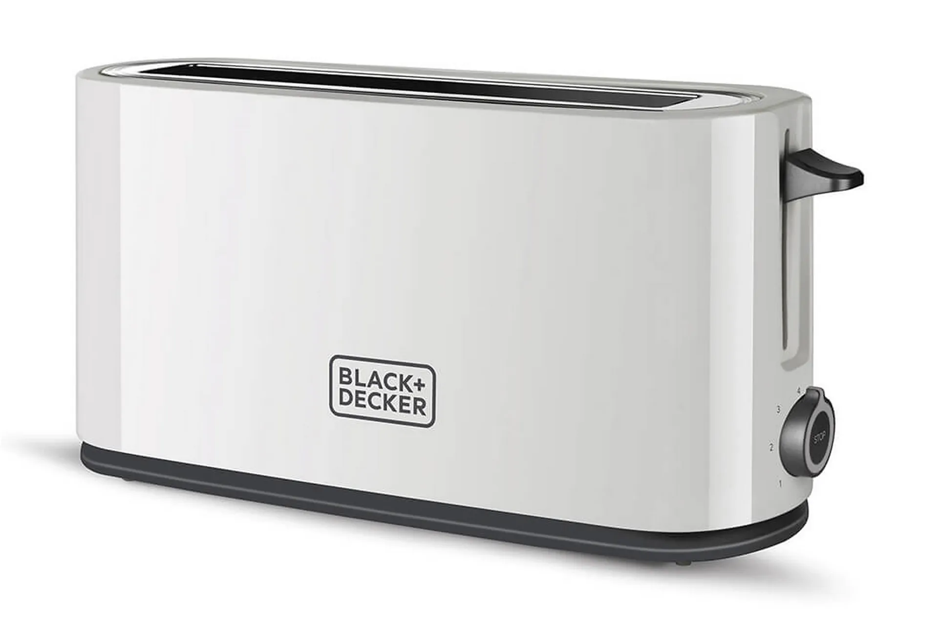 Brødrister Black+Decker 1000W hvid - Hvid