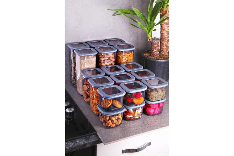 Kazuyasu Opbevaringsburk, Grå