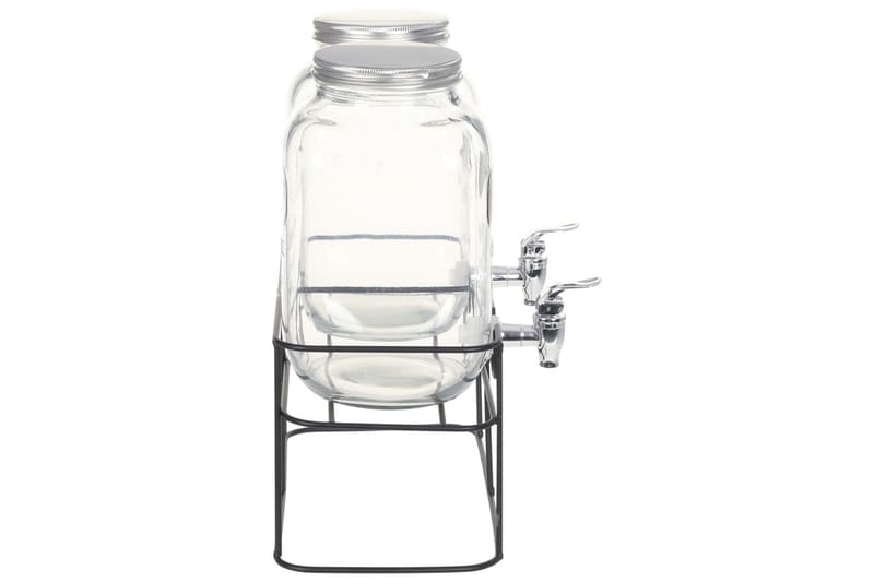drikkevaredispensersæt 2 stk. med stativ 2 x 4 l glas - Husholdning - Madlavning & Bagning - Køkkenudstyr - Øvrige køkkenredskaber