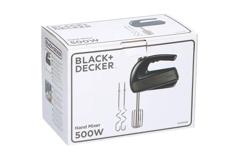 Elpisker Black+Decker 500W - Sort - Husholdning - Madlavning & Bagning - Køkkenudstyr