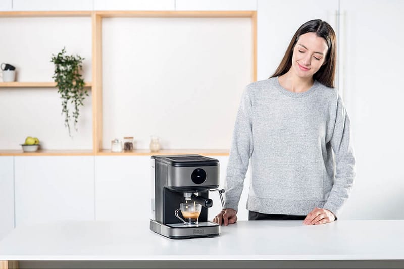 Espressomaskine Black+Decker 20 bar - Grå - Husholdning - Madlavning & Bagning - Køkkenudstyr