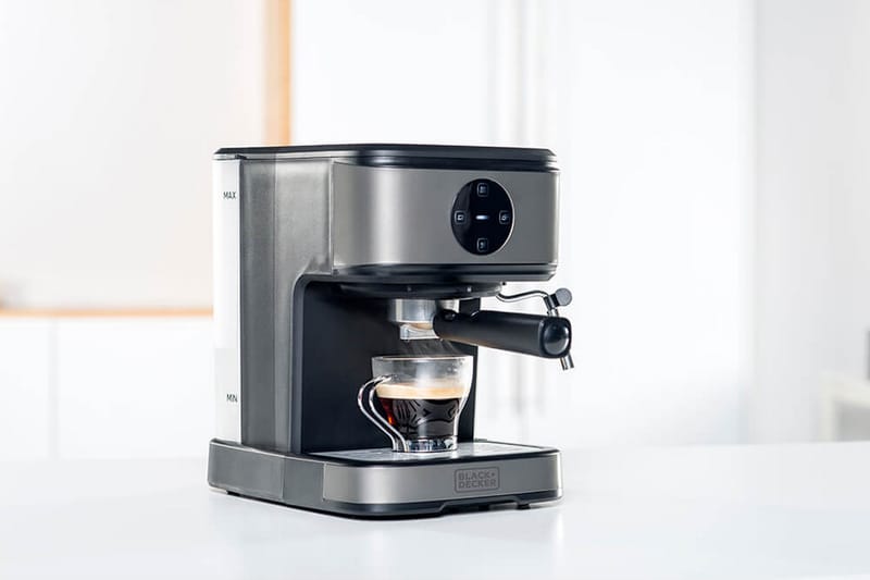 Espressomaskine Black+Decker 20 bar - Grå - Husholdning - Madlavning & Bagning - Køkkenudstyr