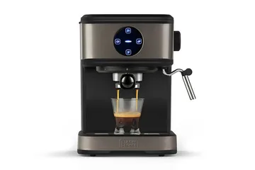 Espressomaskine Black+Decker 20 bar - Grå - Husholdning - Madlavning & Bagning - Køkkenudstyr