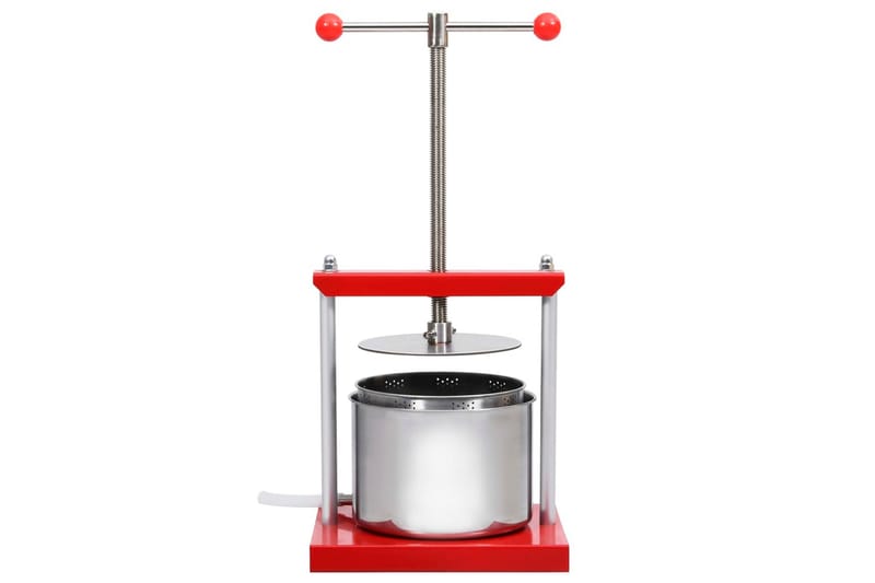 Frugt- Og Vinpresser 6 L Rustfrit Stål - Husholdning - Madlavning & Bagning - Køkkenudstyr