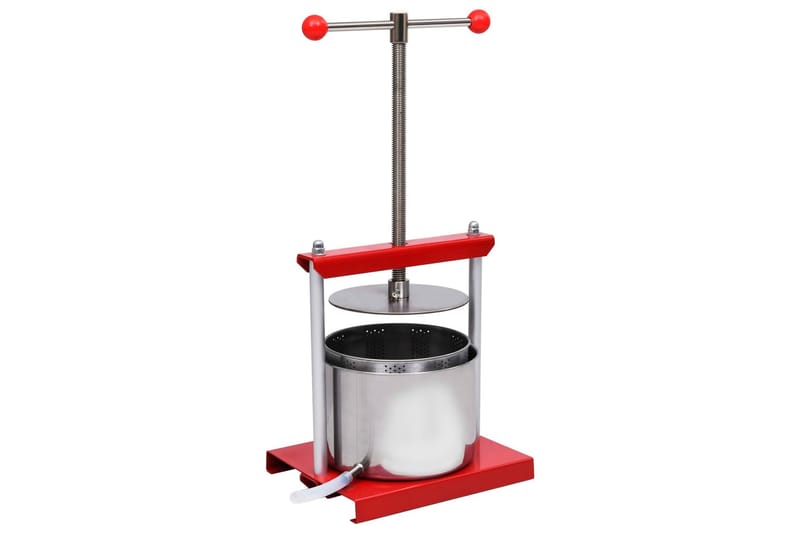 Frugt- Og Vinpresser 6 L Rustfrit Stål - Husholdning - Madlavning & Bagning - Køkkenudstyr