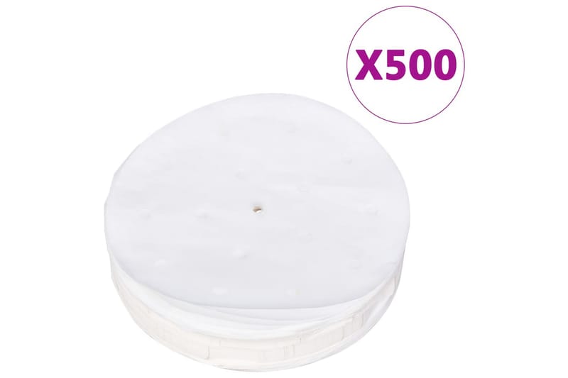 Hamburgerpresser med 500 Mellemlægningspapirer 10cm - Sølv - Husholdning - Madlavning & Bagning - Køkkenudstyr