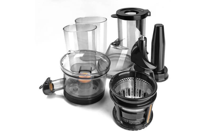 Juicemaskine Black+Decker Slow Juicer BXJE200E Børstet Rustfrit Stål - Grå - Husholdning - Madlavning & Bagning - Køkkenudstyr