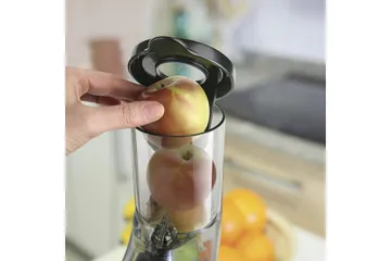 Juicemaskine Black+Decker Slow Juicer BXJE200E Børstet Rustfrit Stål - Grå - Husholdning - Madlavning & Bagning - Køkkenudstyr