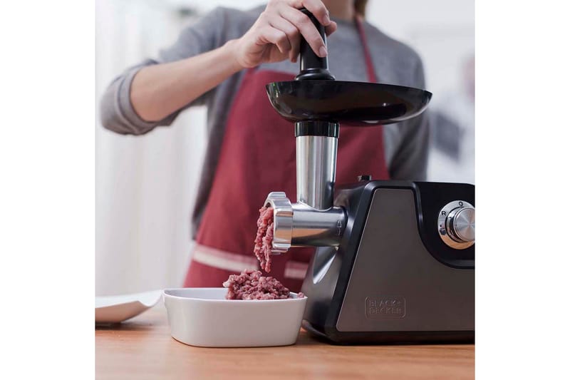 Kødhakker Black+Decker 1000W - Grå - Husholdning - Madlavning & Bagning - Køkkenudstyr