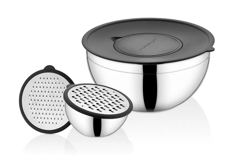 Opbevaringskasser 6 stk, Stålgrå