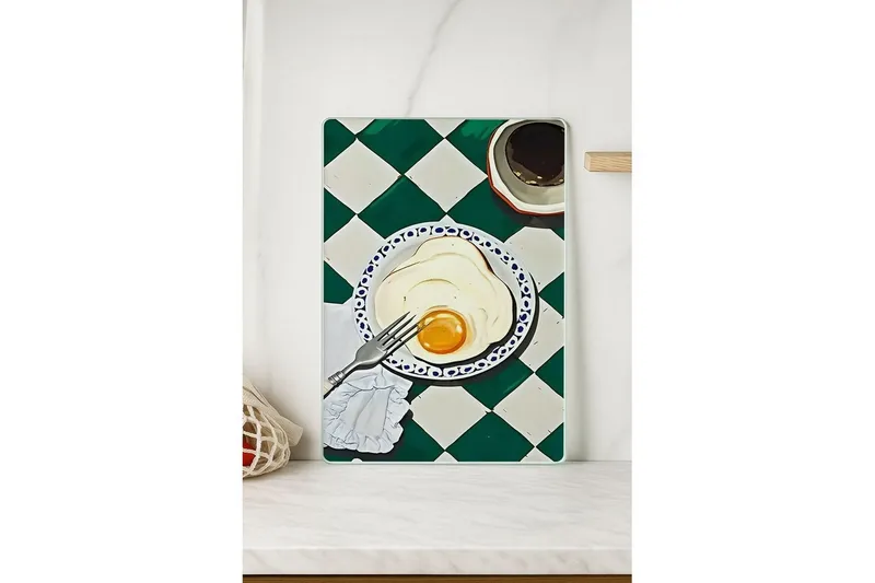 Skærebræt Skære Model 1 - Grøn - Husholdning - Madlavning & Bagning - Køkkenudstyr