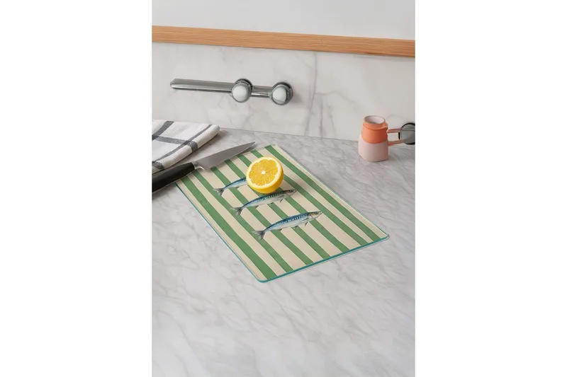 Skærebræt Skære Model 11 - Grøn - Husholdning - Madlavning & Bagning - Køkkenudstyr