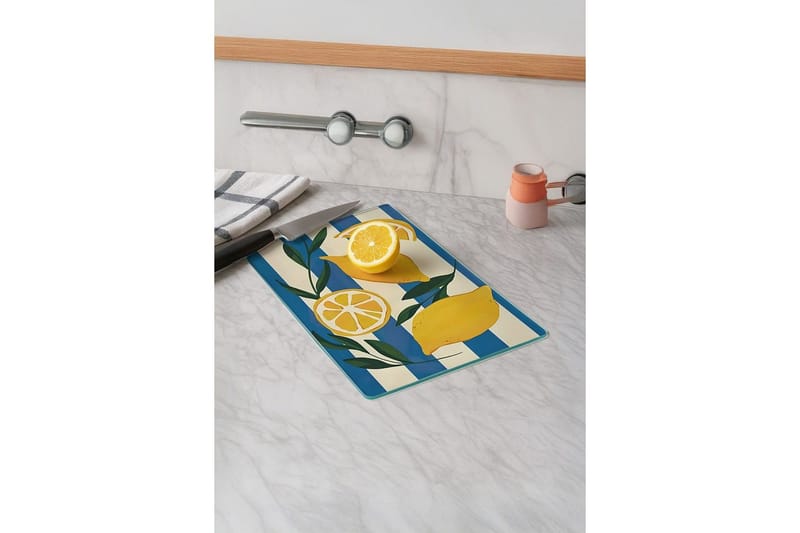 Skærebræt Skære Model 12 - Blå - Husholdning - Madlavning & Bagning - Køkkenudstyr