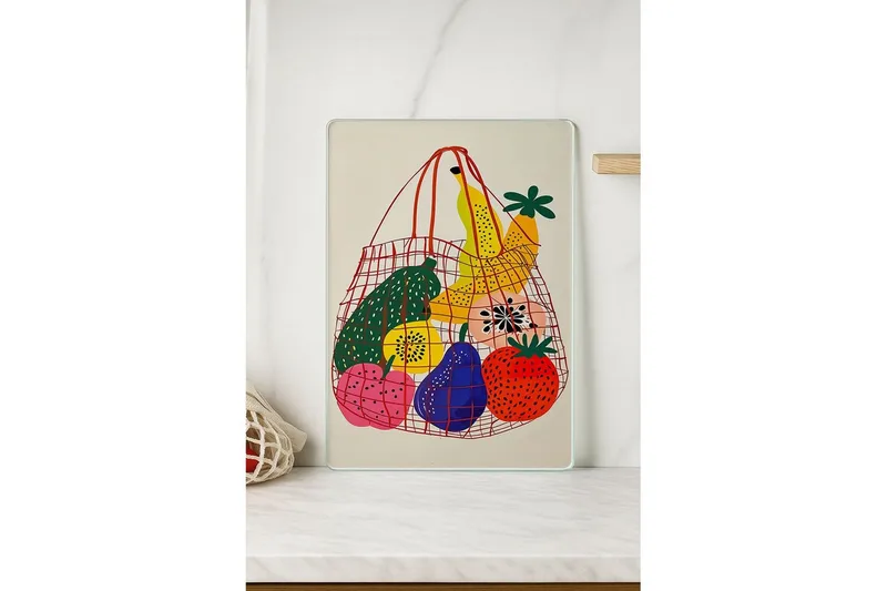 Skærebræt Skære Model 17 - Multifarvet - Husholdning - Madlavning & Bagning - Køkkenudstyr