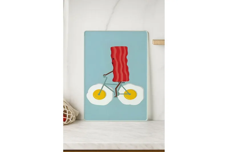 Skærebræt Skive Model 59 - Blå - Husholdning - Madlavning & Bagning - Køkkenudstyr