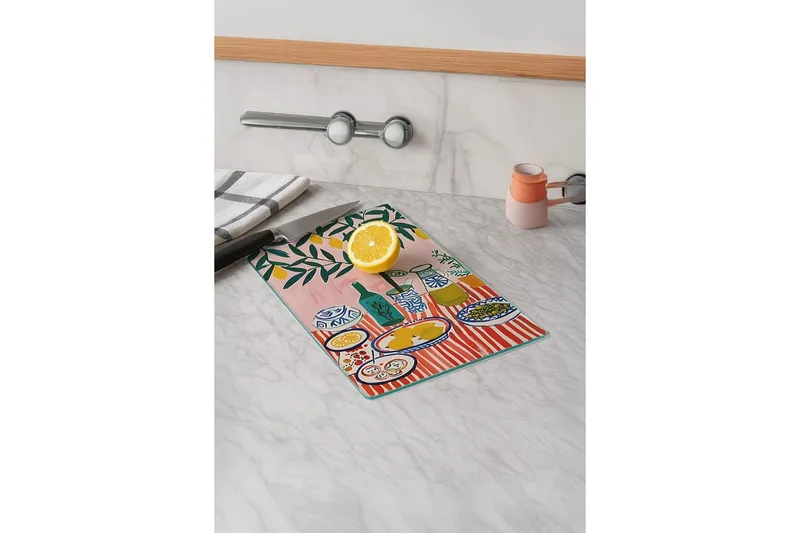 Skærebræt Skive Model 6 - Multifarvet - Husholdning - Madlavning & Bagning - Køkkenudstyr