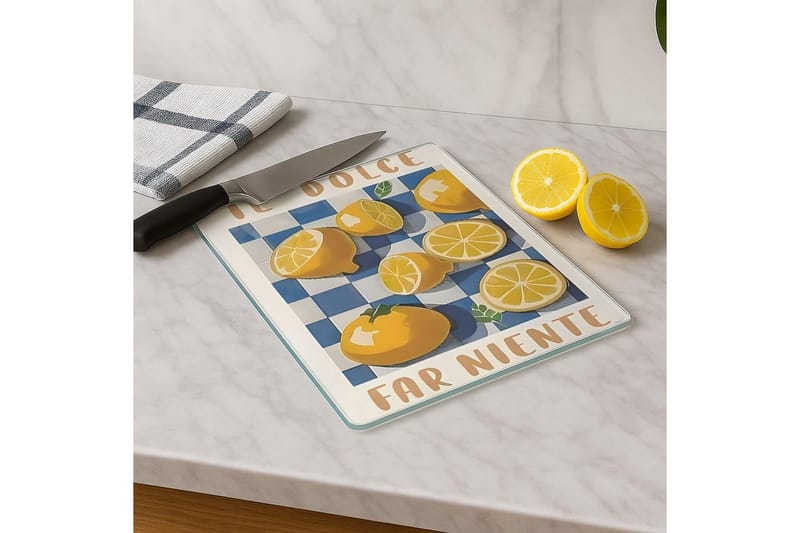 Skærebræt Skive Model 77, Gul