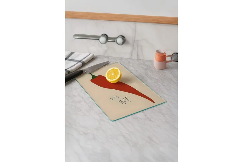 Skærebræt Skive Model 78 - Sølv - Husholdning - Madlavning & Bagning - Køkkenudstyr