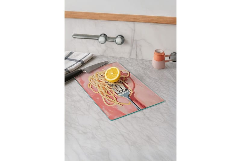 Skærebræt Skive Model 9 - Lyserød - Husholdning - Madlavning & Bagning - Køkkenudstyr