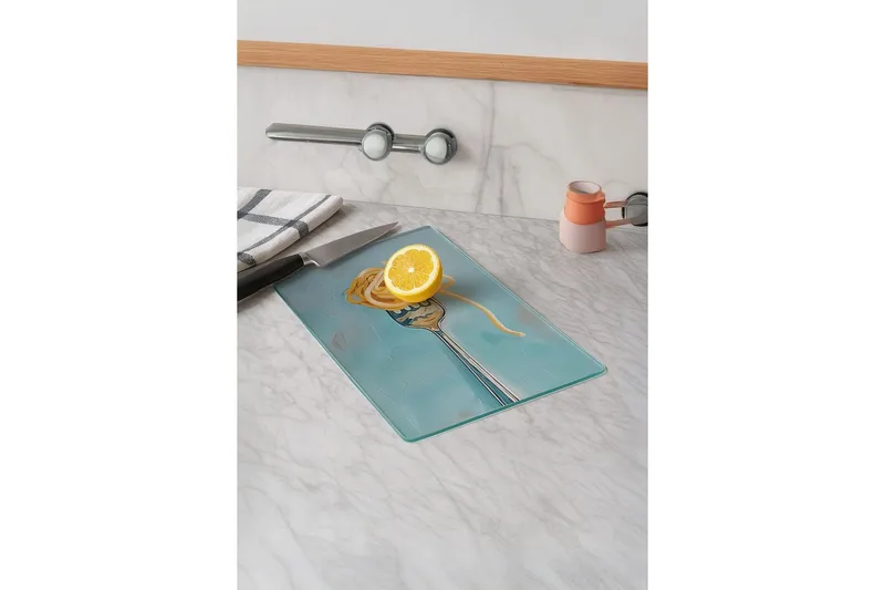 Skærebræt Sosari Model 23 - Blå - Husholdning - Madlavning & Bagning - Køkkenudstyr