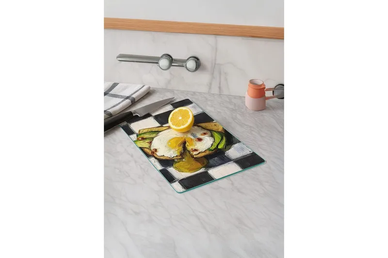 Skærebræt Sosari Model 5 - Grå - Husholdning - Madlavning & Bagning - Køkkenudstyr